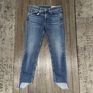 rag & bone Cate Step-Hem Ankle Skinny Jeans Hampton